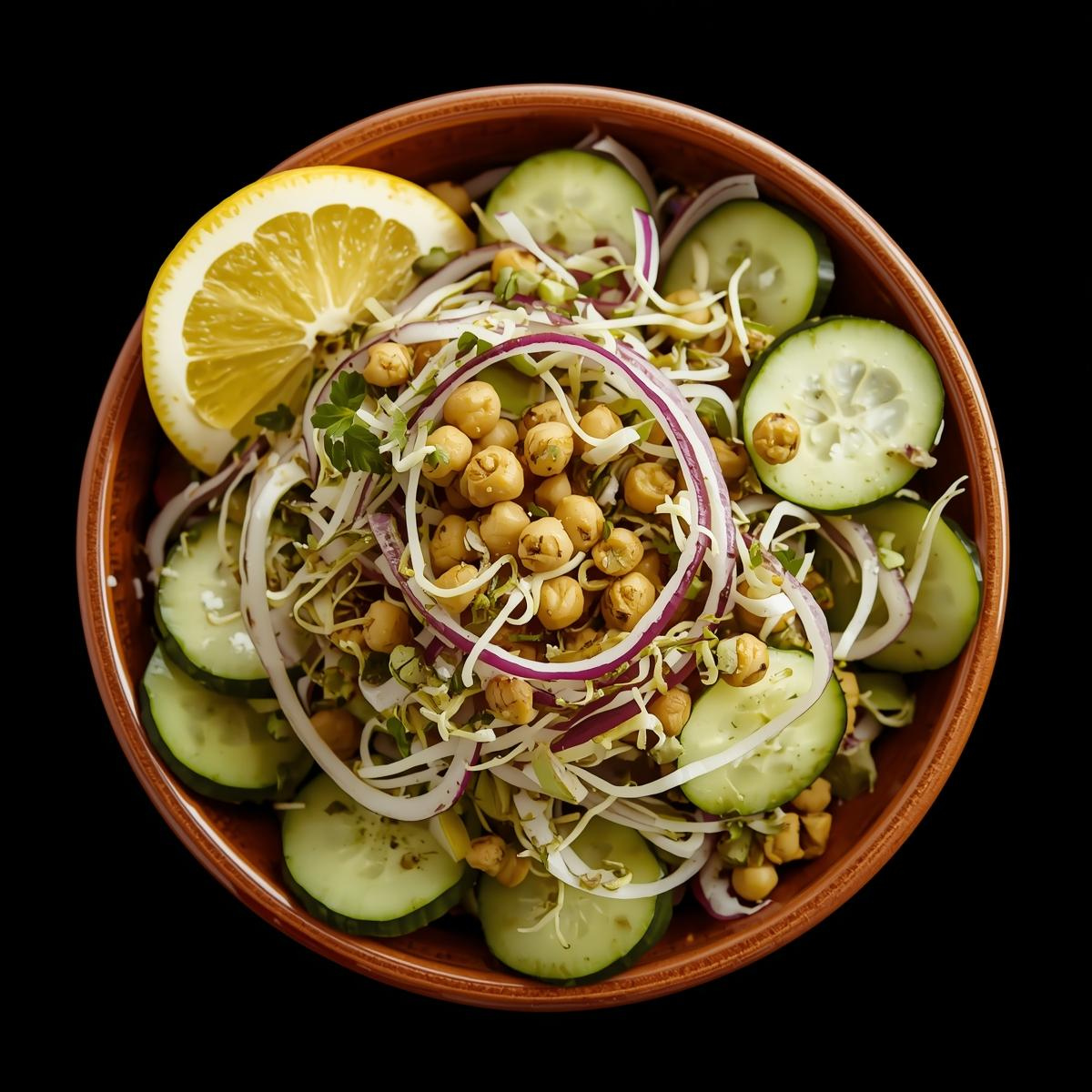 Sprout Cucumber Salad
